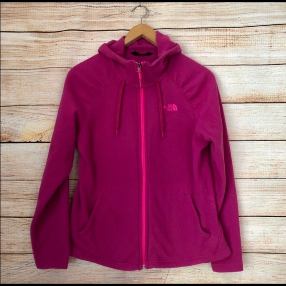 The North Face Jackets & Blazers - - The North Face Pink Fleece Full Zip Jacket